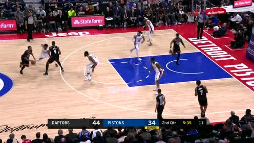 【NBA集錦】忙中出錯(cuò) 活塞搶斷后再失誤西亞卡姆反擊得逞