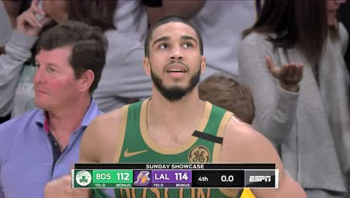 【NBA集錦】差一點(diǎn)成就經(jīng)典 塔圖姆最后一投被判犯規(guī)