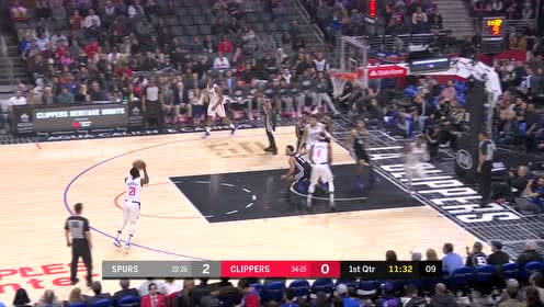 【NBA集锦】心有灵犀 泡椒贝弗利精妙配合乔治命中底角三分