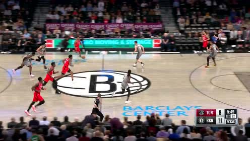 【NBA集锦】配合无缝衔接 洛瑞击地妙传助飞阿奴诺比拔起暴扣虐筐
