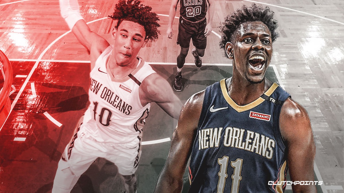 鹈鹕的jrue假日对jaxsonhayes的怪物putback对公牛的反应