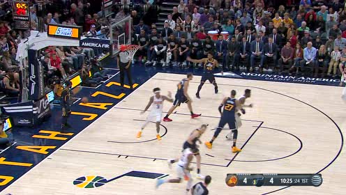 【NBA集锦】卢比奥快下找到乌布雷!直接无视康利凶猛起飞扣进