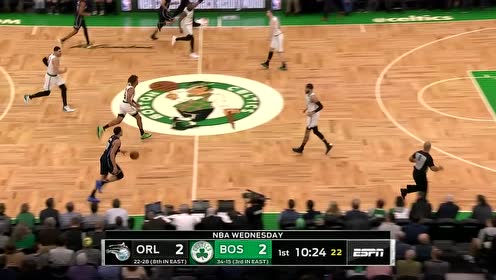 【NBA集錦】戈登摘下防守籃板 一條龍快速推進閃轉騰挪強硬打成2+1