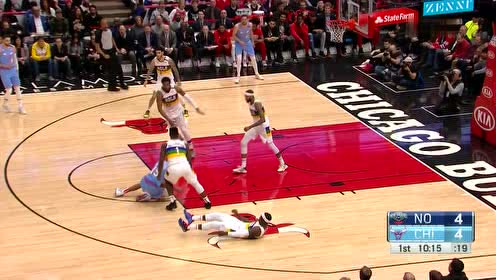 【NBA集錦】公牛超流暢前場(chǎng)傳導(dǎo) 薩托蘭斯基底角三分一箭穿心