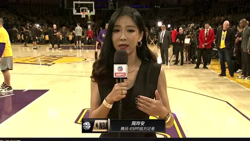 【NBA集錦】前方連線周玲安：湖人在努力緩減傷痛 斯臺(tái)普斯有許多方式紀(jì)念科比
