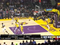 【NBA集錦】霍樂迪回頭望月送妙傳 英格拉姆跟進(jìn)雙手暴力炸筐