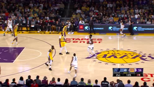 【NBA集锦】拼的就是速度 詹姆斯无惧防守上篮打进