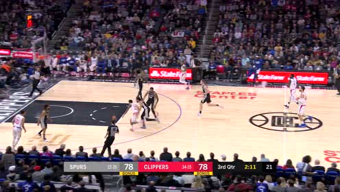 【NBA集锦】真大腿 路威连过数人漂移投篮