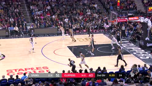 【NBA集锦】泡椒大步流星杀入禁区 勾手上篮轻松写意