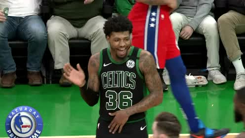 【NBA集錦】劈扣都不是重點(diǎn) 來看杰倫布朗夢幻舞步七進(jìn)七出戲耍76人整條防線