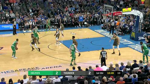 【NBA集錦】不好意思我后面有人！亞當(dāng)斯無視沃克送血帽不料泰斯拔起暴扣兩分入帳