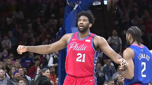 【NBA集錦】恩比德開場強(qiáng)打2+1 大帝張開雙臂擁抱噓聲掌聲