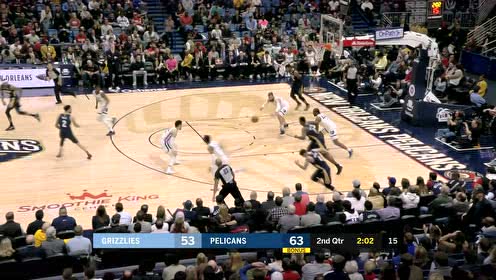 【NBA集錦】飛起來(lái)了！ 莫蘭特接隊(duì)友縱觀半場(chǎng)空接雙手暴扣技驚四座