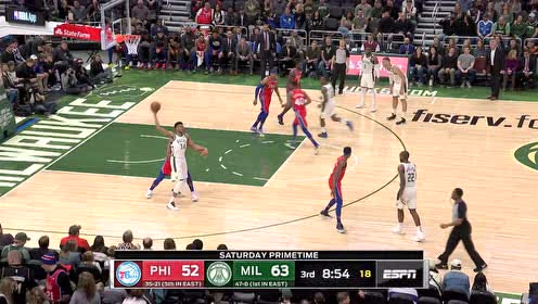 【NBA集锦】完全是一个人的秀场 字母哥单打再献九天揽月惊艳全场