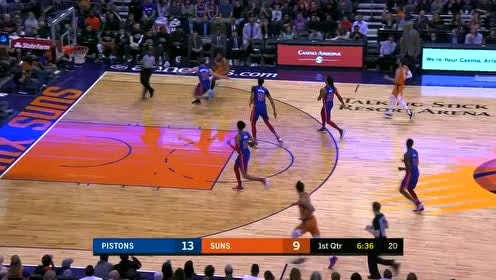 【NBA集锦】场上充满喝彩声 艾顿风骚转体跳投美不胜收