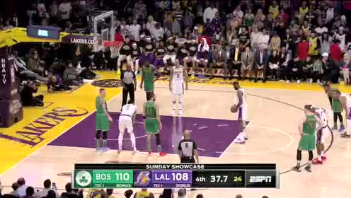【NBA集錦】塔圖姆表示很委屈 最后半分鐘裁判連續(xù)不利綠軍吹罰