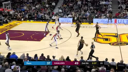 【NBA集锦】加兰空位三分稳稳命中 米尔顿干拔三分也毫不手软