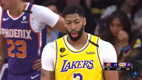 【NBA集錦】迎著烏布雷就是干！濃眉瀟灑長(zhǎng)臂拋投打三分