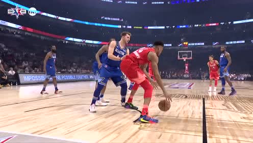 【NBA集錦】特雷楊擊地妙傳 助攻字母籃下雙手重扣