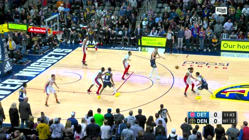 【NBA集锦】约老师高位策应风骚妙传 默里空切上篮轻松打进