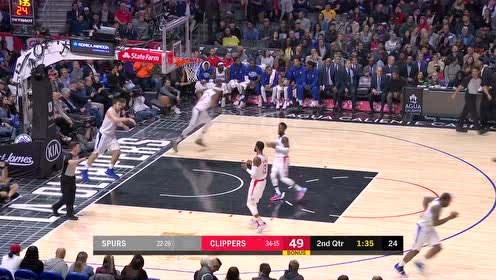 【NBA集锦】彻底打疯了 德罗赞单枪匹马直杀内线