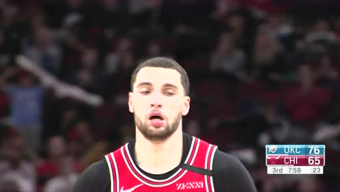 【NBA集錦】薩托蘭斯基擊地妙傳 拉文溜底線接球騰空劈扣