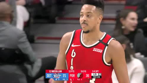 【NBA集锦】这谁顶得住啊 CJ三分神射单节暴砍15分