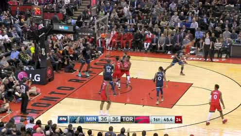 【NBA集錦】真是靈活的小陀螺 洛瑞人縫閃轉(zhuǎn)騰挪勾手打進(jìn)瀟灑愜意