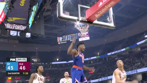 【NBA集錦】搶斷反擊真好玩 丹尼斯史密斯突襲搶斷反擊扣籃打停騎士