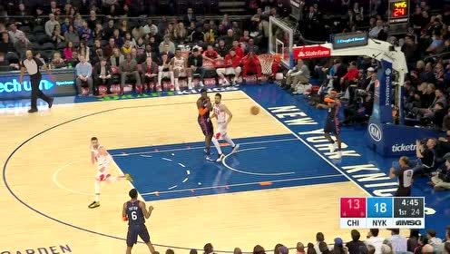 【NBA集锦】萨托兰斯基抢断反击行云流水 单枪匹马跳投得手