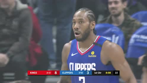 【NBA集錦】無球戰(zhàn)術很優(yōu)秀 快船多人精彩配合萊昂納德遠射一擊制敵