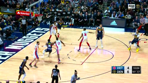 【NBA集锦】手感火热!默里外线三分空心入网