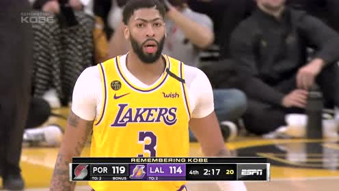 【NBA集錦】復(fù)制喬丹logo飛天暴扣！濃眉哥籃下翻江倒海橫絕山巔