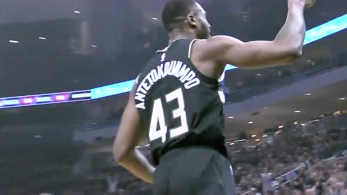 【NBA集锦】亲兄弟默契连线 字母哥假投真传大哥反手上篮2+1