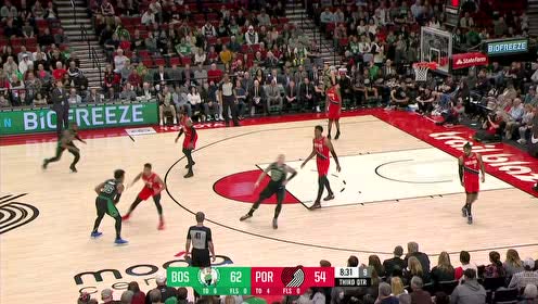 【NBA集锦】底角开炮三分轰网 塔图姆接球出手正中靶心