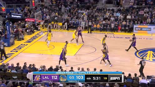 【NBA集锦】普尔手感爆炸 三分线外一米直接投进三分