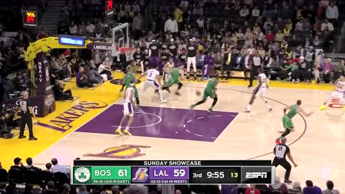 【NBA集錦】斯瑪特鬼手搶斷詹姆斯 塔圖姆快下拋投兩分命中