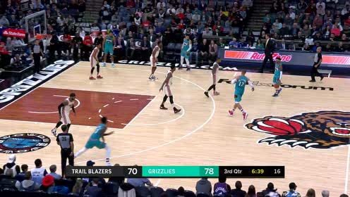 【NBA集锦】一巧拨千斤 莫兰特杀进内线轻巧抛投打停开拓者