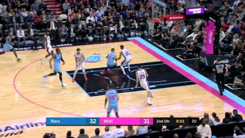 【NBA集錦】真正的一條龍 德拉季奇后場搶斷反擊1挑3對抗后仰打中