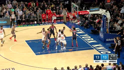 【NBA集錦】就這么被漏了個干干凈凈 八村壘籃下站樁接球雙手扣籃