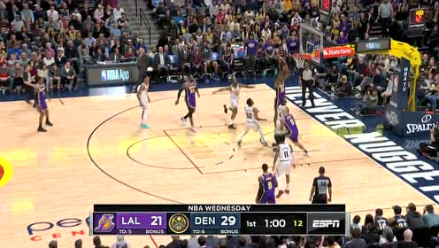 【NBA集锦】这视野够开阔 库兹马精准制导霍华德心领神会从天而降双手炸筐
