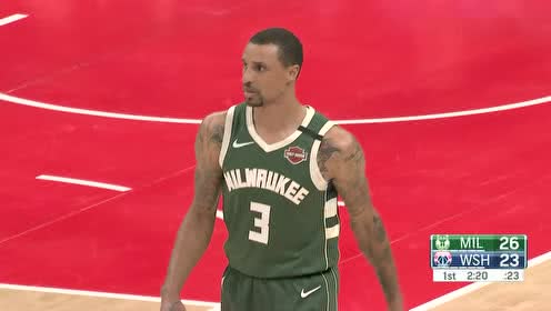 【NBA集錦】絲毫不拖泥帶水 喬治希爾三分開炮正中靶心