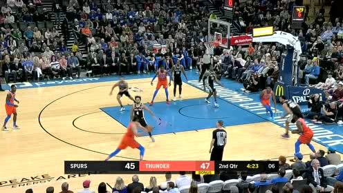 【NBA集錦】這操作有點(diǎn)秀 加里納利殺入禁區(qū)背身暴扣