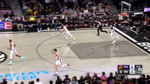 【NBA集锦】开场手感就很火热 乔哈里斯接球三分手起刀落