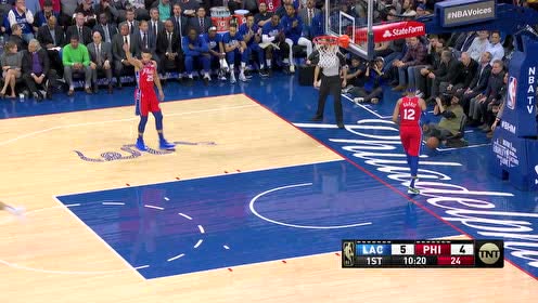 【NBA集錦】機(jī)器人模式開啟 萊昂納德迎著大帝拋射命中