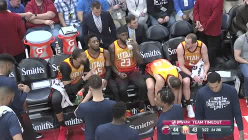 【NBA集锦】小伙子今儿手感火热!米切尔颜射神准三分打停热火