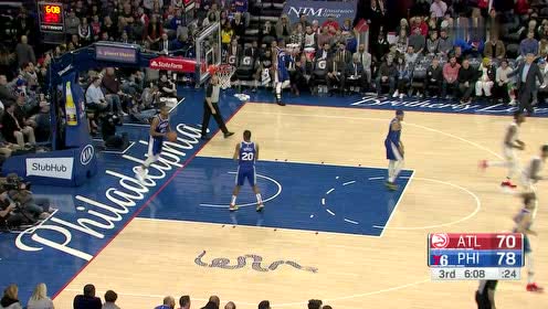 【NBA集錦】超遠三分震懾全場 特雷楊中場天外飛仙甩狙命中