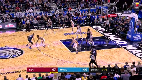 【NBA集锦】今天我是纯射手 戈登45度再中三分
