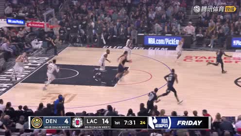 【NBA集锦】今天开场就是3投3中! 乔治底角发炮三分入网