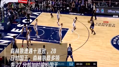 【NBA集锦】2月2日森林狼vs快船 小卡复出连续9场30+?
